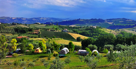 Charme camping toscane